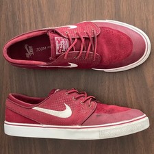 Tênis de skate Nike SB Stefan Janoski PR SE masculino 10 camurça vermelha texturizado diário, usado comprar usado  Enviando para Brazil