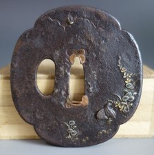 Tsuba guard quail d'occasion  Expédié en Belgium