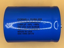 Capacitor eletrolítico Cornell Dubilier 3186GE242T450APA2 2400uF 450VDC -10%+50% comprar usado  Enviando para Brazil