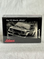 SCHUCO PICCOLO WHITE FIAT 131 ABARTH ALITALIA CARRO DE CORRIDA #4 1 DE 1000 comprar usado  Enviando para Brazil
