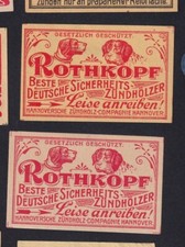Old match tag d'occasion  Expédié en Belgium