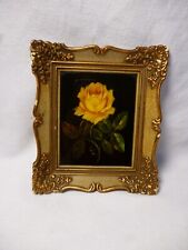 Hinterglasbild gelbe rose gebraucht kaufen  Viersen