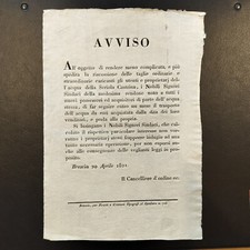 Brescia documento aprile usato  Treviso