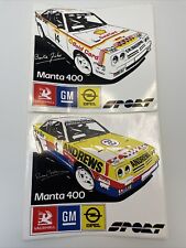 Vauxhall opel manta for sale  CROYDON