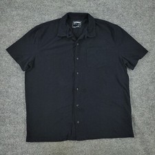 Usado, Camisa masculina Express Button XL gola preta manga curta bolso malha elástica adulto comprar usado  Enviando para Brazil