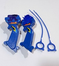 Lote de 2 lançadores Beyblade EZ Grip azul Takara - Vendedor dos EUA comprar usado  Enviando para Brazil