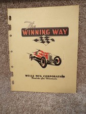 Guía de marketing de colección Wells MFG de los años 50 para piezas de encendido automotriz Fond du Lac WI segunda mano  Embacar hacia Mexico