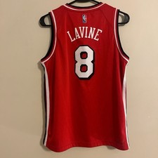 Camiseta Nike NBA 75º Aniversário Zach LaVine #8 Chicago Bulls Vermelha Adolescente Tamanho G comprar usado  Enviando para Brazil