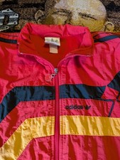 Usado, Jaqueta masculina vintage seleção alemã L vermelha Adidas corta-vento futebol anos 80 comprar usado  Enviando para Brazil