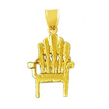 Berloque para cadeira de praia ouro 14K 3D comprar usado  Enviando para Brazil