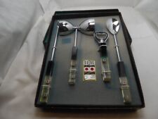 Herramientas de camarero con mango de leucita vintage con dados, caja original segunda mano  Embacar hacia Mexico