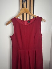 Red sleeveless skater for sale  SWANSEA