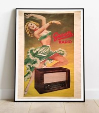 Poster vintage graetz d'occasion  L'Isle-sur-la-Sorgue