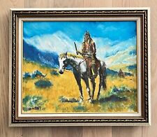 Original western oil for sale  Frederick