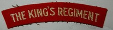 Kings regiment cloth for sale  SANDHURST