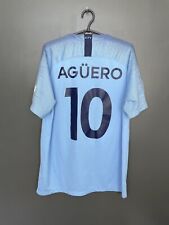Usado, CAMISA DE FUTEBOL MANCHESTER CITY 2018/2019 HOME #10 AGUERO NIKE TAMANHO G comprar usado  Enviando para Brazil