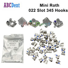Suportes ortodônticos dentários de metal a granel mini ganchos de fenda Roth 022 345 comprar usado  Enviando para Brazil