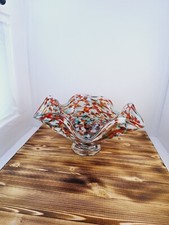 Handblown colorful fluted for sale  Ashland