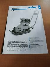 Prospekt weber 16r gebraucht kaufen  Könnern