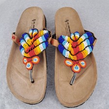 Sandali birkenstock multicolor usato  Marano di Napoli