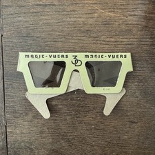 RARO Vintage Magic-Vuers Original Óculos de Papelão 3D 1953 Filmes Clássicos Devo comprar usado  Enviando para Brazil