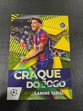 Usado, Lamine Yamal RC/50 GOLD CRAQUE DO JOGO 2023-24 Topps CARNAVAL UEFA BARCELONA RC comprar usado  Enviando para Brazil