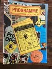 Programme monthly football for sale  LICHFIELD