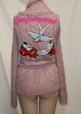 Colcci Jeansware_ Strickjacke  Rosa Stickerei_Gr:S_top zustand comprar usado  Enviando para Brazil