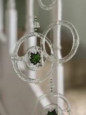 Ornamental glass chimes for sale  SUDBURY