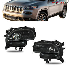 Usado, Conjunto de faróis projetores halogênio direita+esquerda Jeep Cherokee 2014-2018 comprar usado  Enviando para Brazil