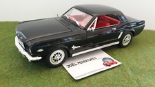 FORD MUSTANG 1964 1/2 coupé noir échel 1/18 MIRA voiture miniature de collection comprar usado  Enviando para Brazil