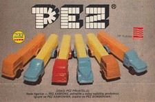 Vintage pez advertisements d'occasion  Expédié en Belgium