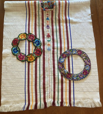 Hand woven embroidered for sale  Hinckley