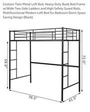 Twin size loft for sale  New Orleans