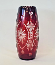 Ruby crystal glass for sale  SHEFFIELD