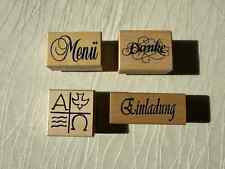 Embossing stempel menü gebraucht kaufen  Eggolsheim