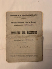 Libretto del mezzadro usato  Firenze