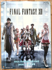 Pôster promocional raro de Final Fantasy XIII PS3, usado comprar usado  Enviando para Brazil