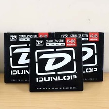 (3 LOTE) Cordas de baixo Dunlop DBS45105 aço inoxidável M 45-105 comprar usado  Enviando para Brazil