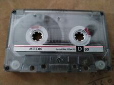 Tdk blank cassette for sale  LONDON