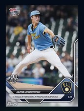 2025 TOPPS NOW-5 hitless IP MLB estreante-JACOB MISIOROWSKI (cartão digital colorido comprar usado  Enviando para Brazil