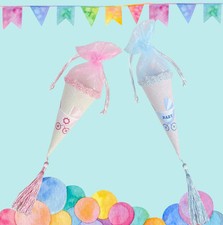 Coni portaconfetti battesimo usato  Napoli