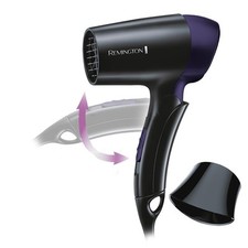 Suszarka do włosów Remington D2400 - On The Go, 1400W, składana, czarna/fioletowa na sprzedaż Suszarka do włosów Remington D2400 - On The Go, 1400W, składana, czarna/fioletowa na sprzedaż  PL