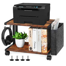 Desk printer stand for sale  Walnut