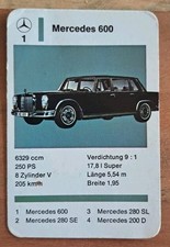 Mercedes 600 einzelkarte gebraucht kaufen  Salzgitter