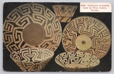 Cartão postal vintage Pima Indian Baskets Tucson Arizona 1908 comprar usado Cartão postal vintage Pima Indian Baskets Tucson Arizona 1908 comprar usado  Enviando para Brazil