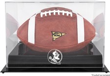 Vitrine de futebol FSU Seminoles logotipo atual base preta com espelho traseiro comprar usado  Enviando para Brazil