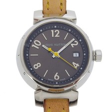 Relógios Louis Vuitton Tambour Q1211 mostrador marrom aço inoxidável/couro quartzo... comprar usado Relógios Louis Vuitton Tambour Q1211 mostrador marrom aço inoxidável/couro quartzo... comprar usado  Enviando para Brazil