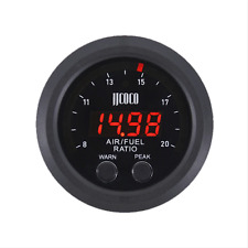 Medidor de relação de combustível de ar banda larga AFR 52mm LED 12v KIT COMPLETO com sensor e bung comprar usado  Enviando para Brazil