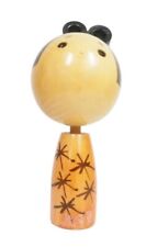 Boneca japonesa vintage Sosaku Kokeshi padrão japonês H3 pol. por volta de 1990. TSN606 comprar usado  Enviando para Brazil